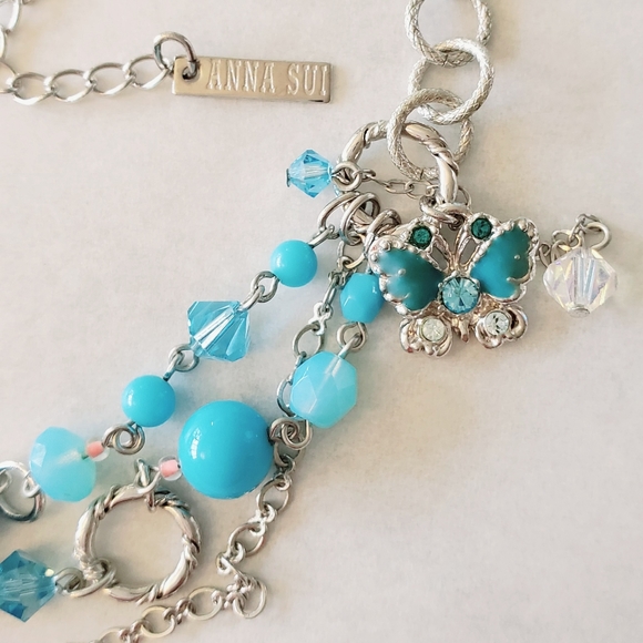 Anna Sui Butterfly Pendant Necklace - Picture 3 of 5